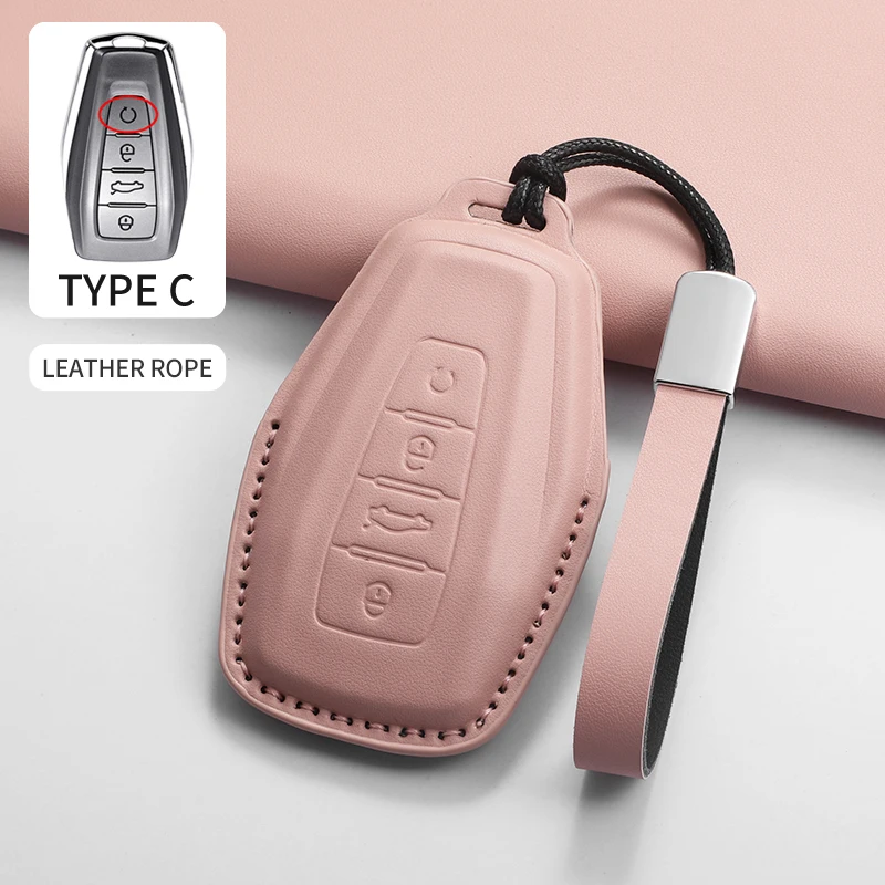 Чехол для дистанционного ключа автомобиля для Geely Coolray X6 Atlas Monjaro Tugella Geometry C Emgrand Global Kulrey Hawk GX7 Okavango