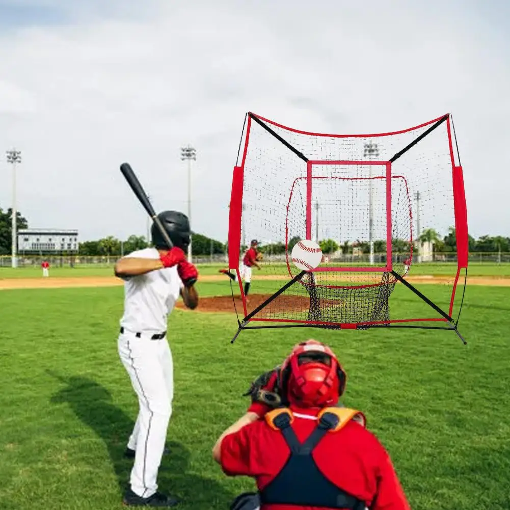 

Hitting Target Net for Baseball Professional Baseball Strike Zone Target Training Net for Throwing Hitting Accuracy Adjustable