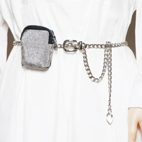 daeyoten luxury mini bag women fanny packs new trendy shoulder bag lady small belt bag flash diamond waist purse zm1283