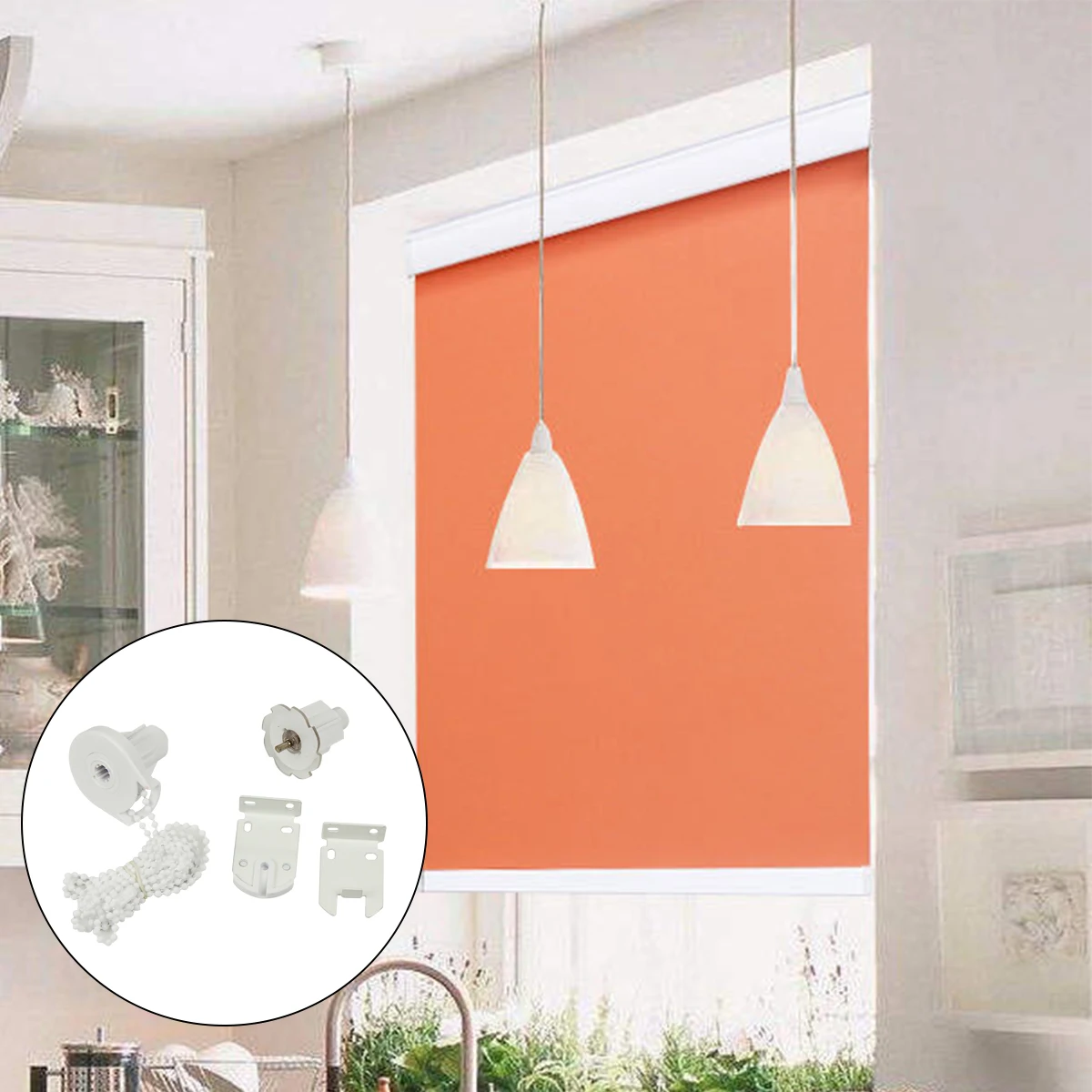 1 шт. 38 мм фитинги для рулонных штор из бисера принадлежности офисных оконных