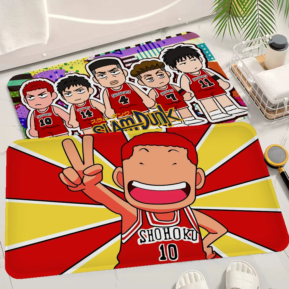 Ковер Slam Dunk с мультяшным принтом полиэстеровый напольный чехол для гостиной