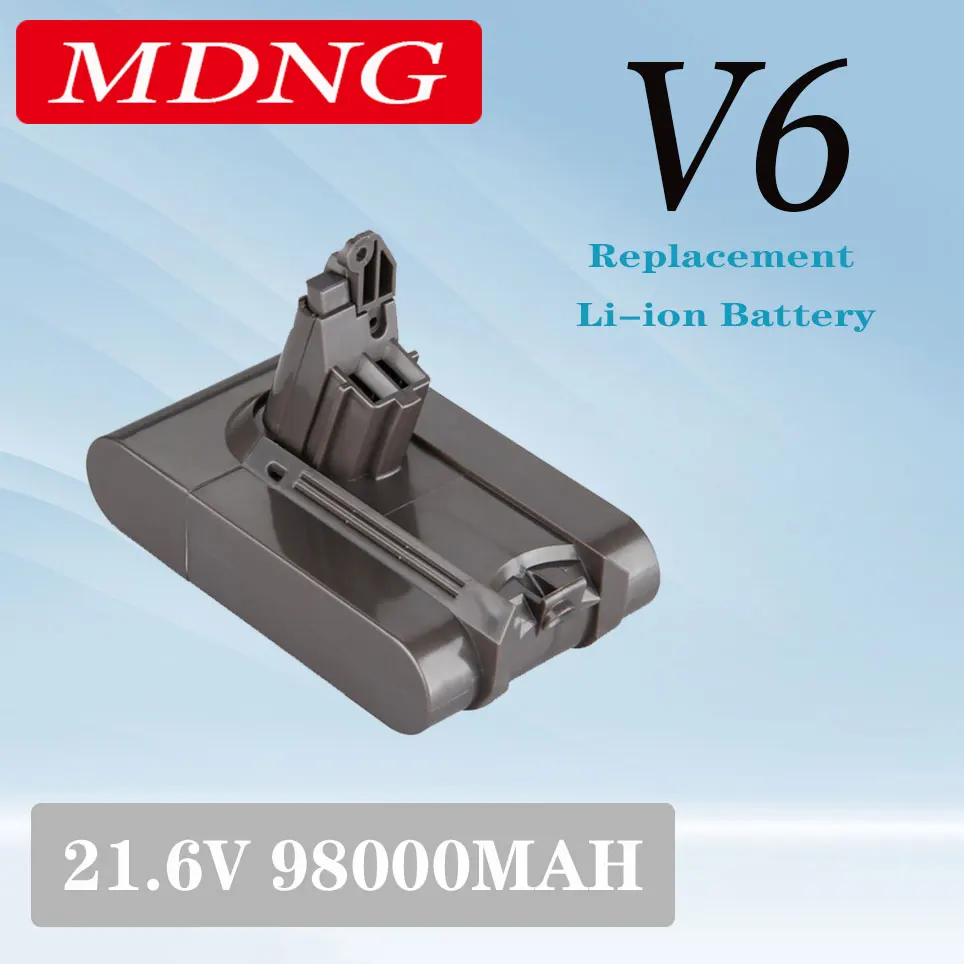 

21.6V 98000mAh Dyson Li-ion vacuum cleaner replacement battery SV09 SV07 SV03 DC58 DC61 DC62 DC74 V6