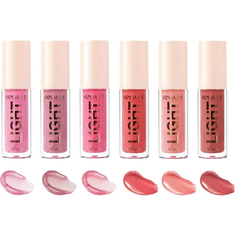 

Lip Gloss Set 6 PCS Waterproof Lipsticks 24 Hour Long Lasting Smudge Proof Lipstick Festival Carnivals Weddings Parties Daily