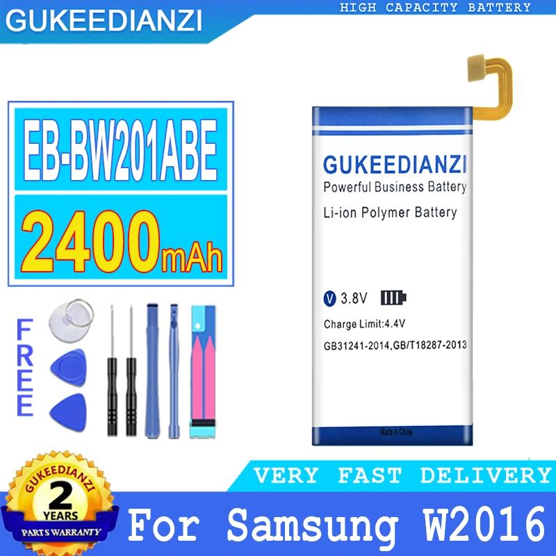 

Bateria 2400mAh High Capacity Battery EB-BW201ABE EBBW201ABE For Samsung W2016 High Quality Battery