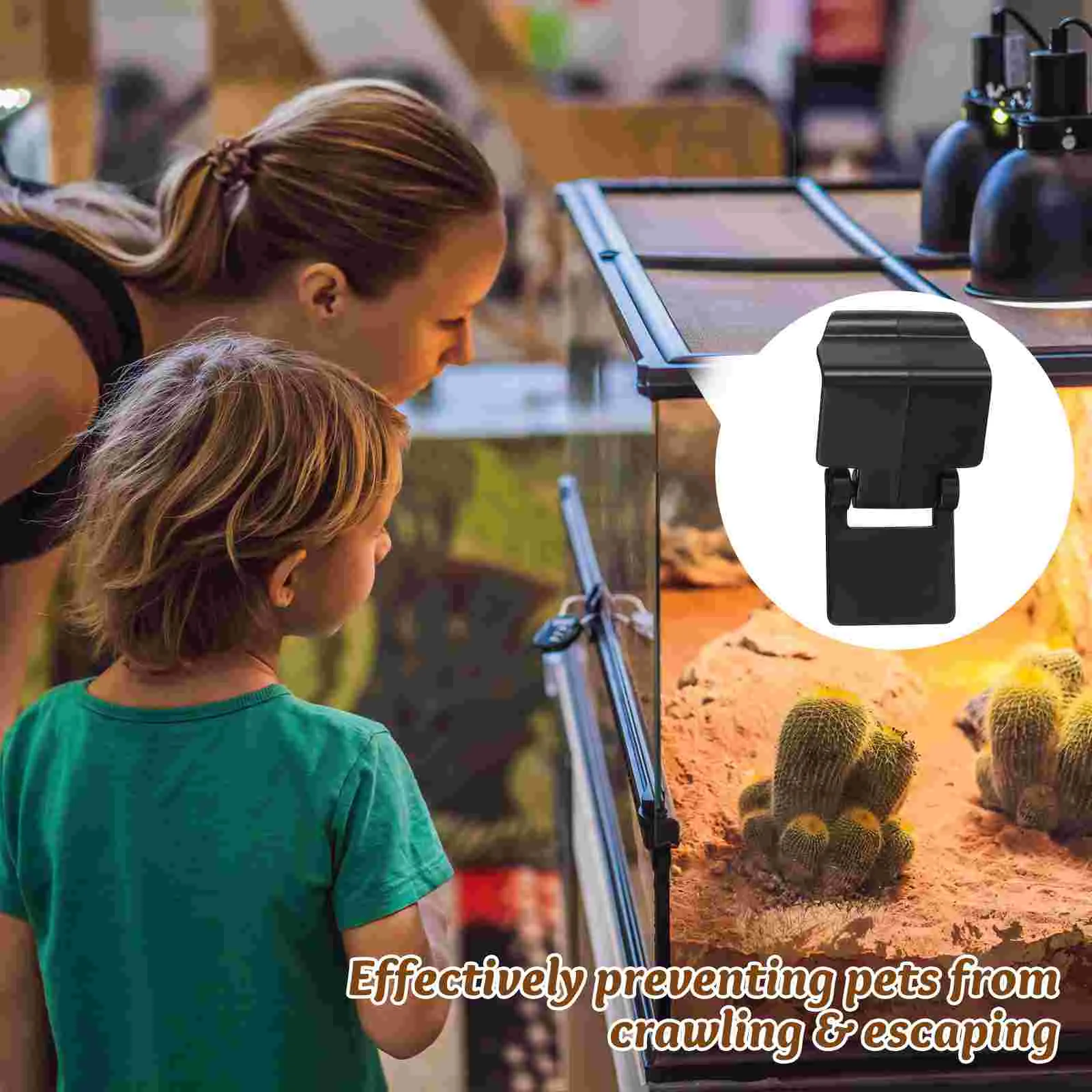 6 шт. цилиндрический замок черепаха принадлежности для террариума детали