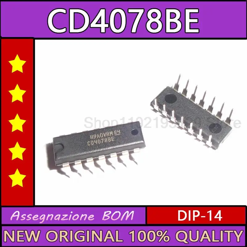 

10 шт./лот Cd4078be подключаемый dip-14 новый импортный