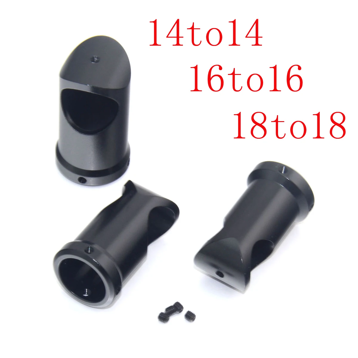 

2pcs D14 D16 D18 Aluminum three Channel Tripod 14mm 16mm 18mm Carbon fiber tube connector UAV Multi axis aircraft Landing gear