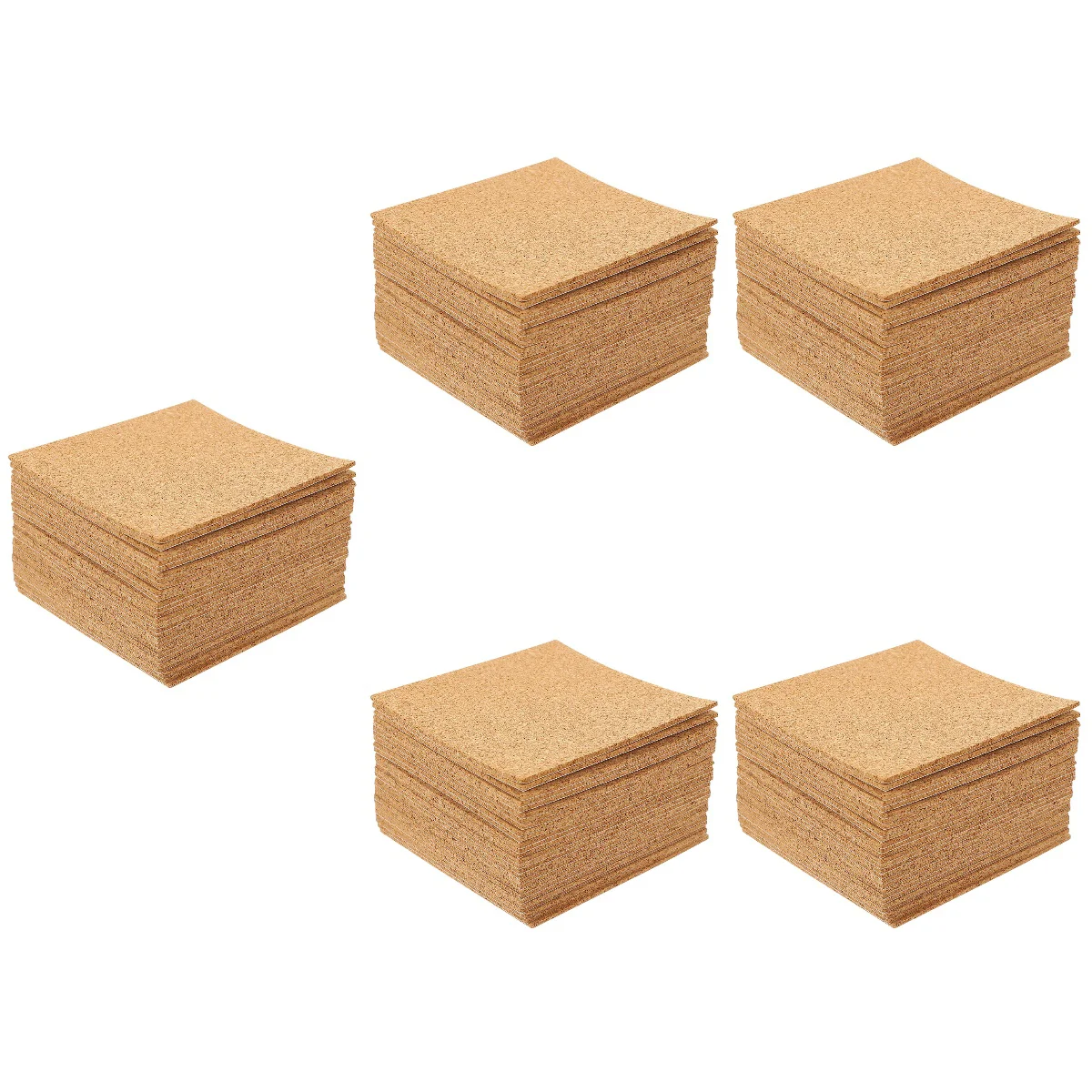 

Self-adhesive Cork Pad Square Sheets Backing DIY Projects Squares Coaster Round Bed