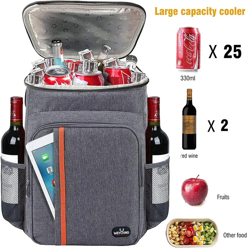 Outdoor Camping Cooler Bag Lunch Bag Picnic Shoulder Bags Wa