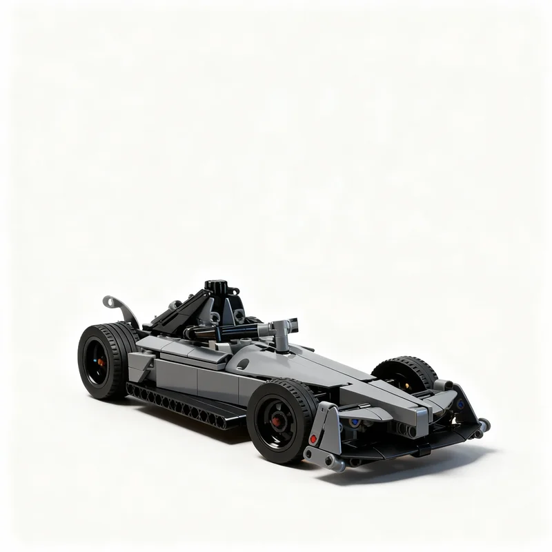 Фото 486 деталей MOC Formula E Gen 3: Альтернативная сборная техническая модель, конструктор, игрушка, рождественский подарок, идея для самостоятельной сборки №1