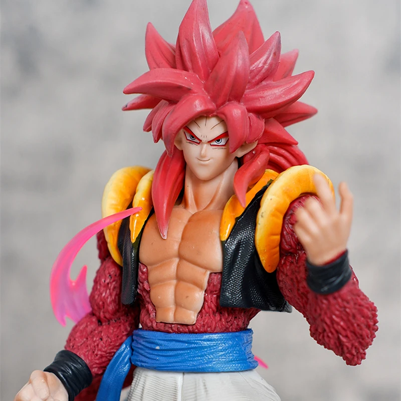 Аниме Dragon Ball Z Super Saiyan 4 Gogeta GK ПВХ Фигурка Боевая Статуя Коллекция Модель Детские