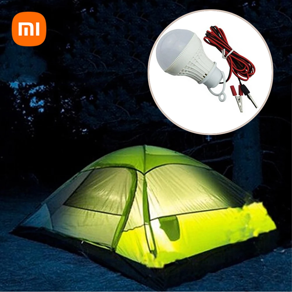 Светодиодные лампы XIAOMI 12 В постоянного тока портативный светильник для палатки и
