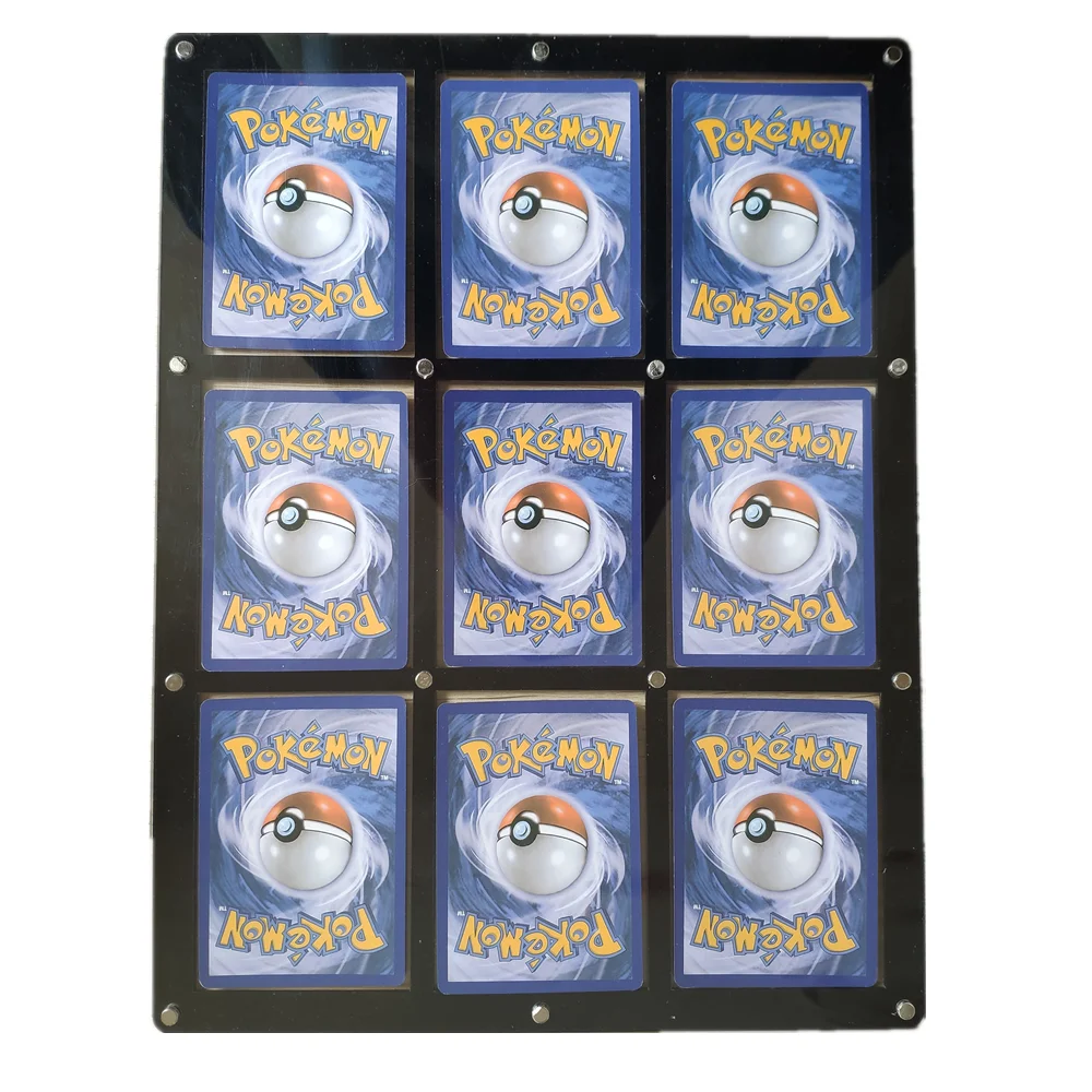 

Держатель для карт с покемоном, магнитные манжеты, держатель для карт, прозрачный защитный чехол для игровых карт, Чехол для карт, папка для ...