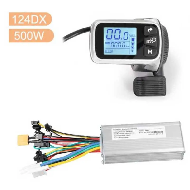 Дисплей 124DX с дисплеем для большого пальца контроллер скутера Ebike двигателя 24 В 48