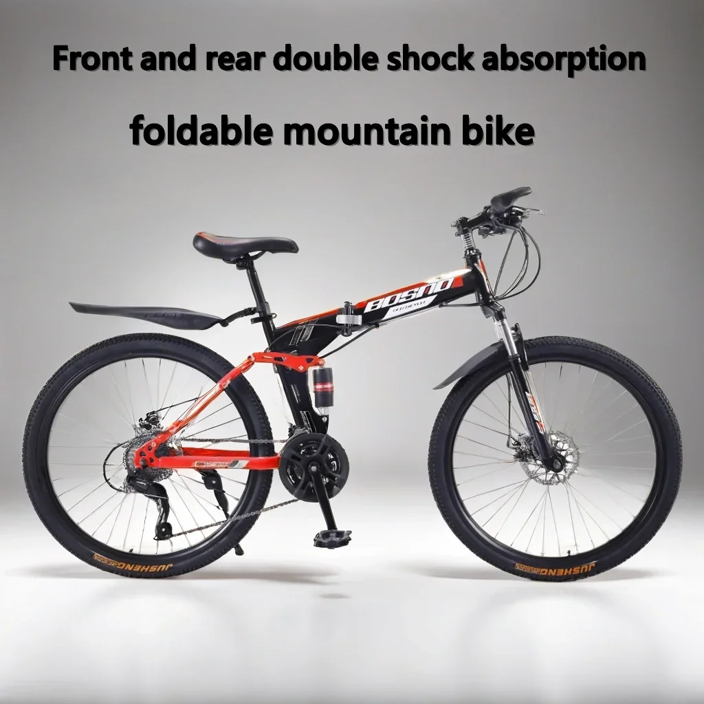 24/26-дюймовый складной горный велосипед с полной подвеской дисковый тормоз MTB 27