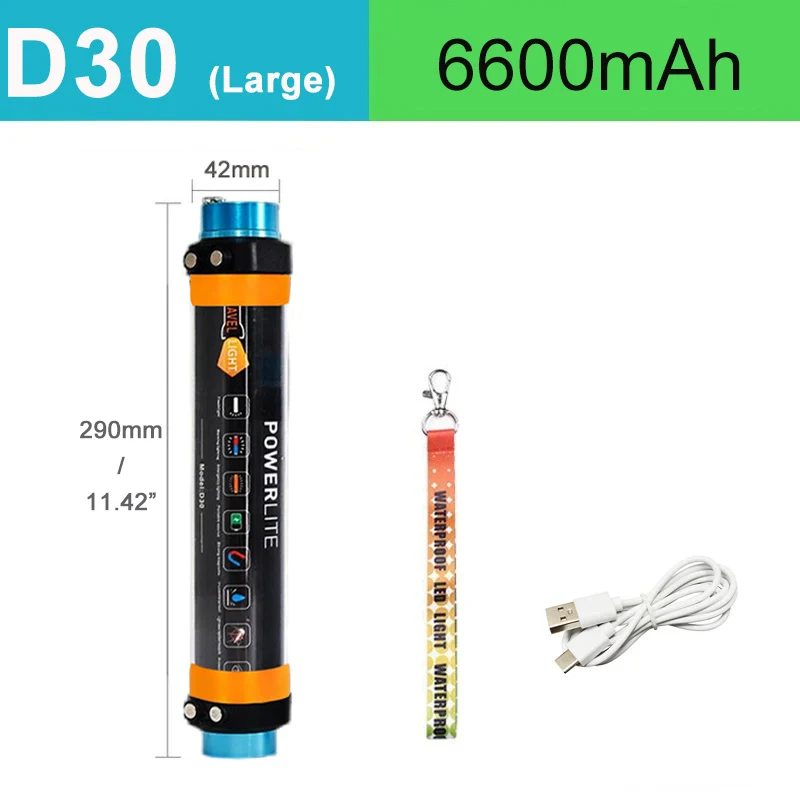 

IWP Портативный водонепроницаемый LED фонарь