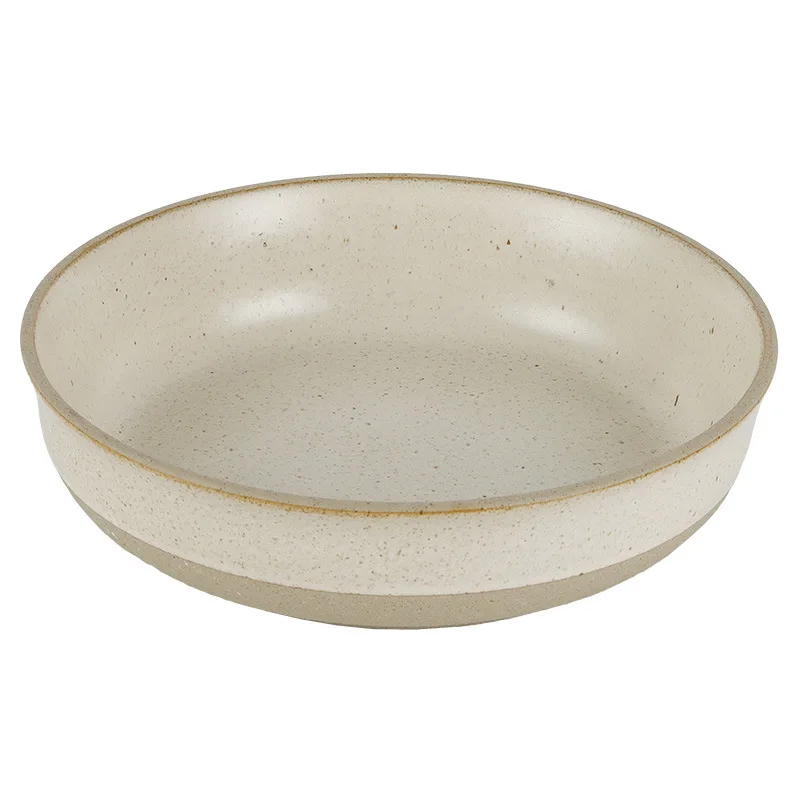 Простая и практичная старая грубая керамика глубокая бытовая керамическая