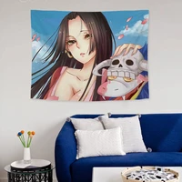 one piece zoro anime hanging cloth net red background cloth bedroom room tapestry wall dormitory bedside wall cloth