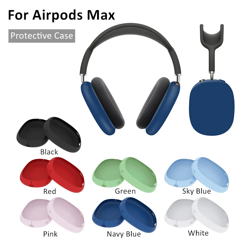 

For Airpods Max Earphone Cases Soft Shell Silicone Anti-slip Earphones Protective Sleeve For Airpods Max Headphone Accessories