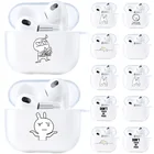 Чехол для Airpods 3, чехол с забавным мультяшным рисунком, мягкий чехол из ТПУ для зарядки Bluetooth наушников Airpods 2 1, прозрачный чехол для Air Pods 3, 2, 1