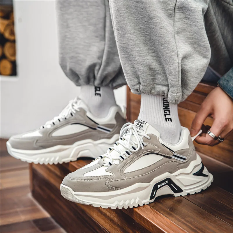 

Кроссовки мужские на платформе, Повседневные Дышащие, для бега, спорта, баскетбола, кроссовки для ходьбы