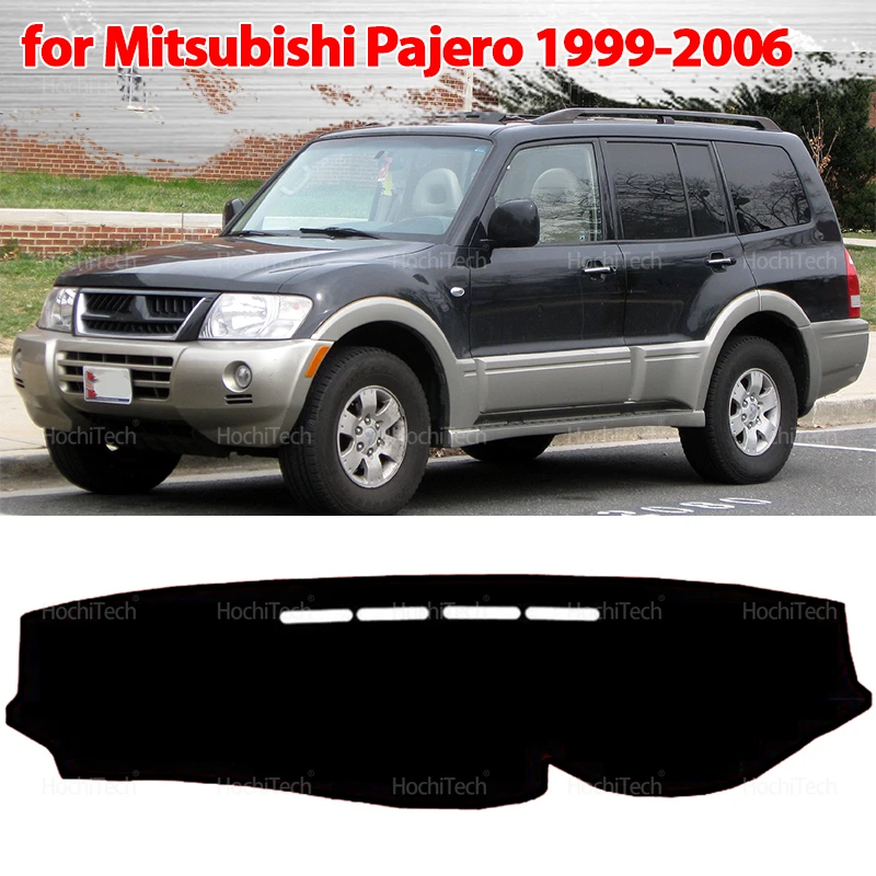 Фото Чехол на приборную панель для Mitsubishi Pajero Shogun Montero V60 V73 V77 1999-2006, противоскользящая накладка, солнцезащитная подушка, нескользящие аксессуары №1