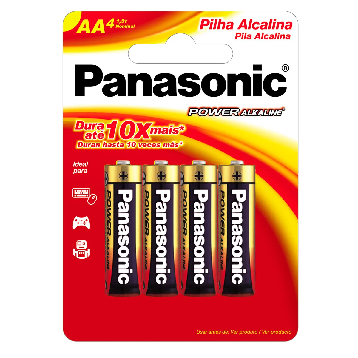 

ALKALINE AA BLISTER PILE WITH 4 LD6XAB/4B192