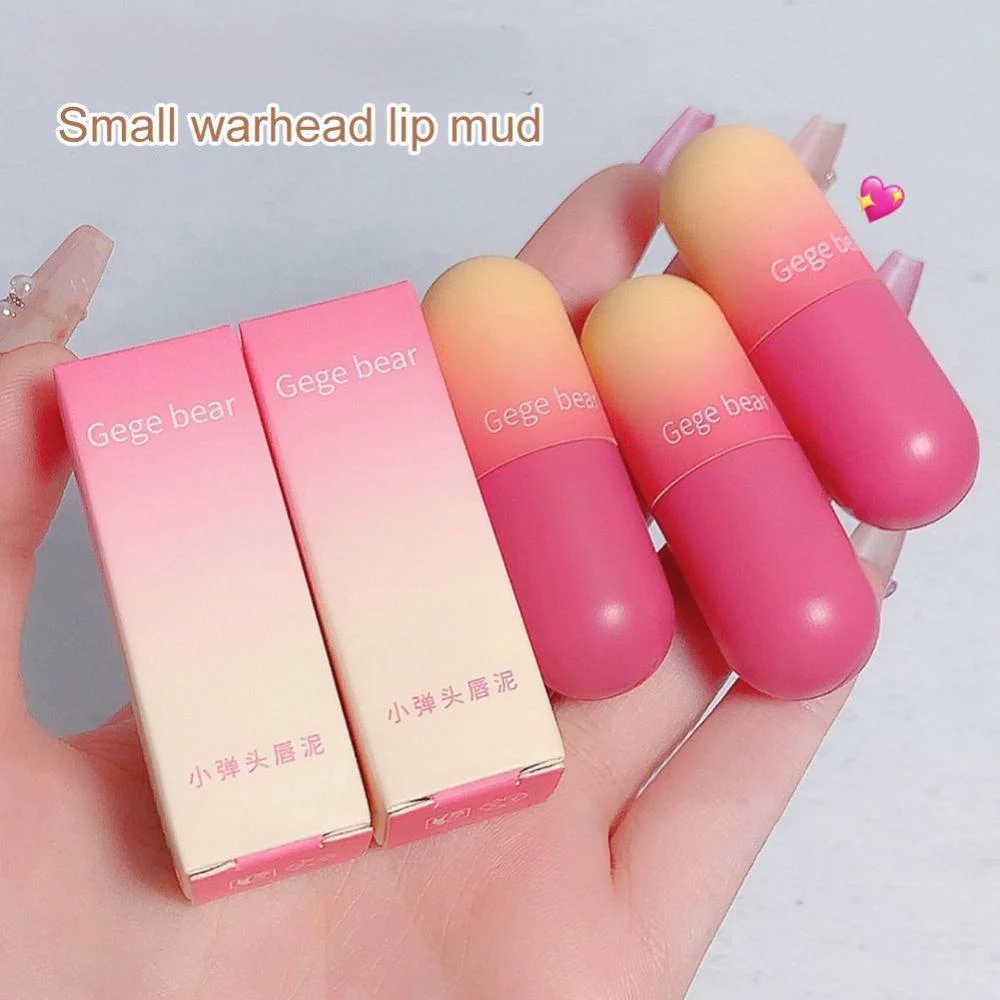

Lip Glaze 3 Colors Non-fading Lip Tint Set Waterproof Long Lasting Women Makeup Cosmetic Lip Gloss Velvet Soft Fog Matte Lip Mud