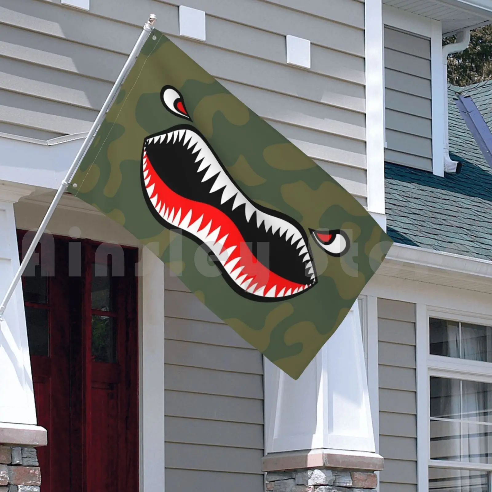 Летающий яркий Автомобильный флаг забавные военные ВВС аркаф США Летающие тигры