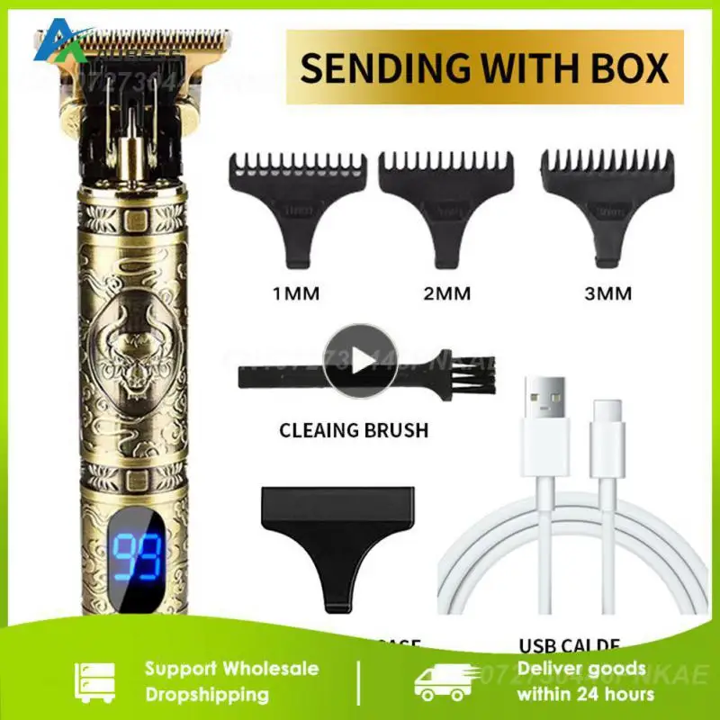 

T9 Hair Cutting Machine Cordless Hair Clipper Professional Men's Electric Shaver USB Hair Trimmer Barber Shop Beard maquina