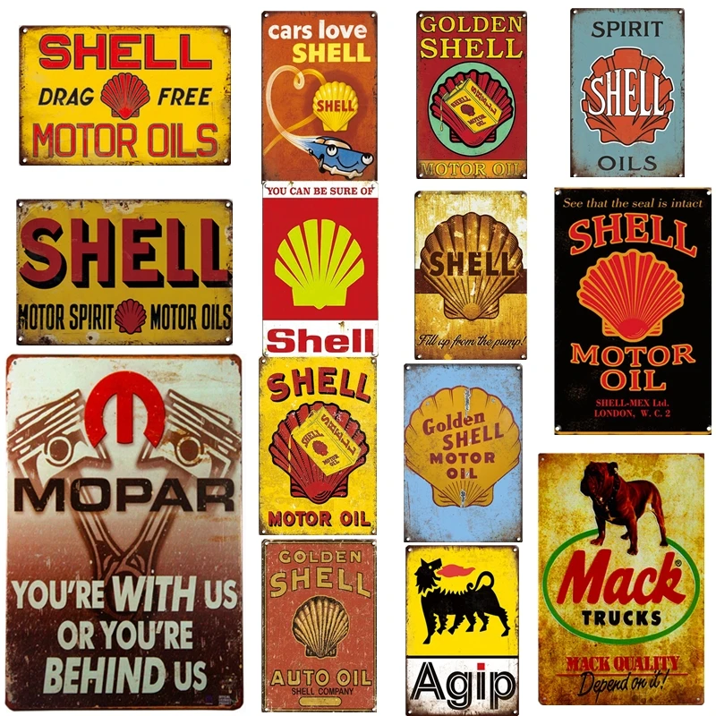 

Garage Metal Sign Plaque Metal Vintage Retro Tin Sign Car Man Cave Wall Art Decor