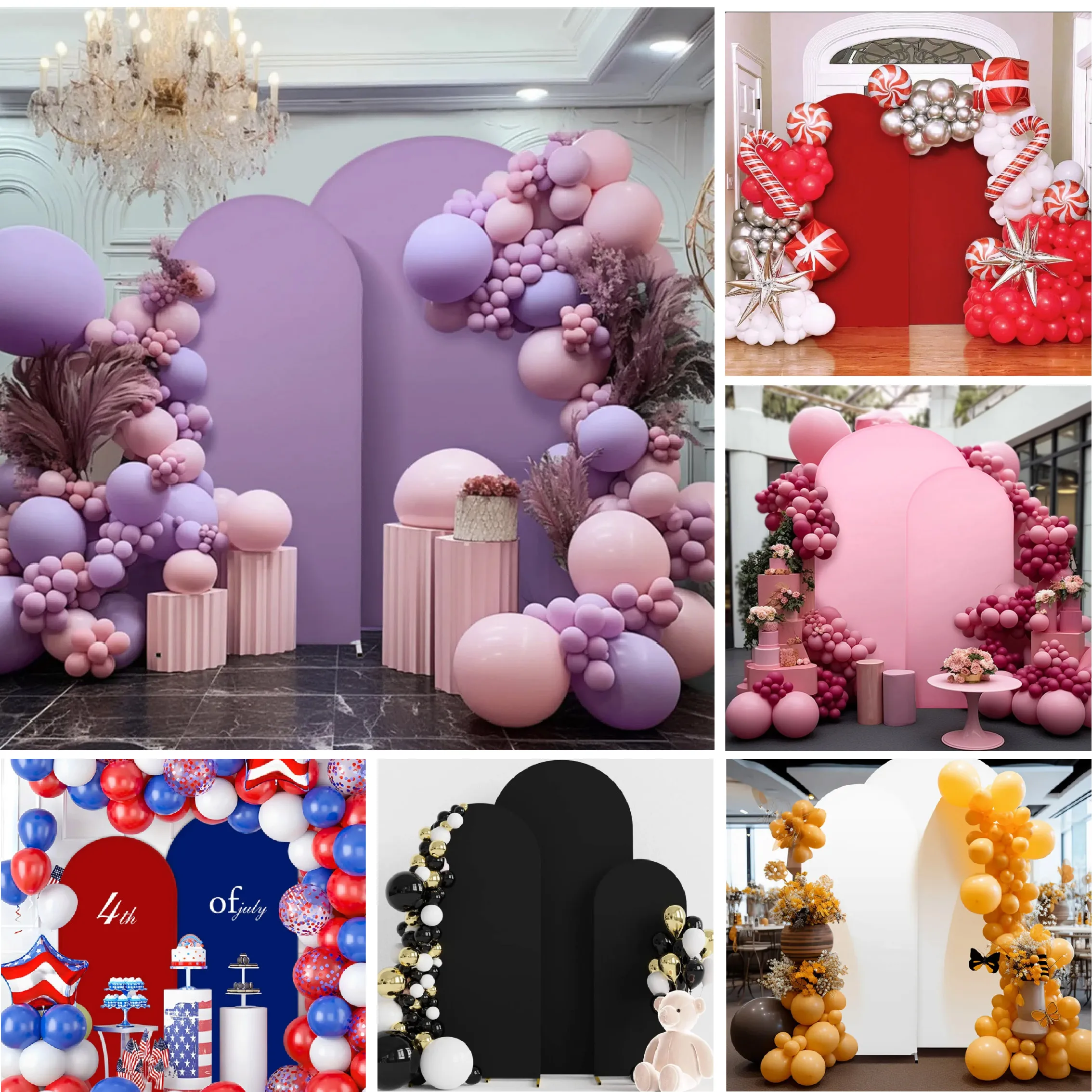 3 шт. арочные свадебные чехлы для фона украшение дня рождения подходит детских