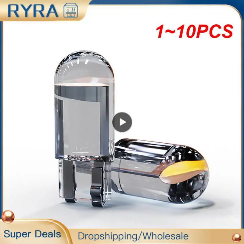 

Автомобильная лампа Canbus COB 6000k для чтения, 1-10 шт, W5W, цвет белый/синий