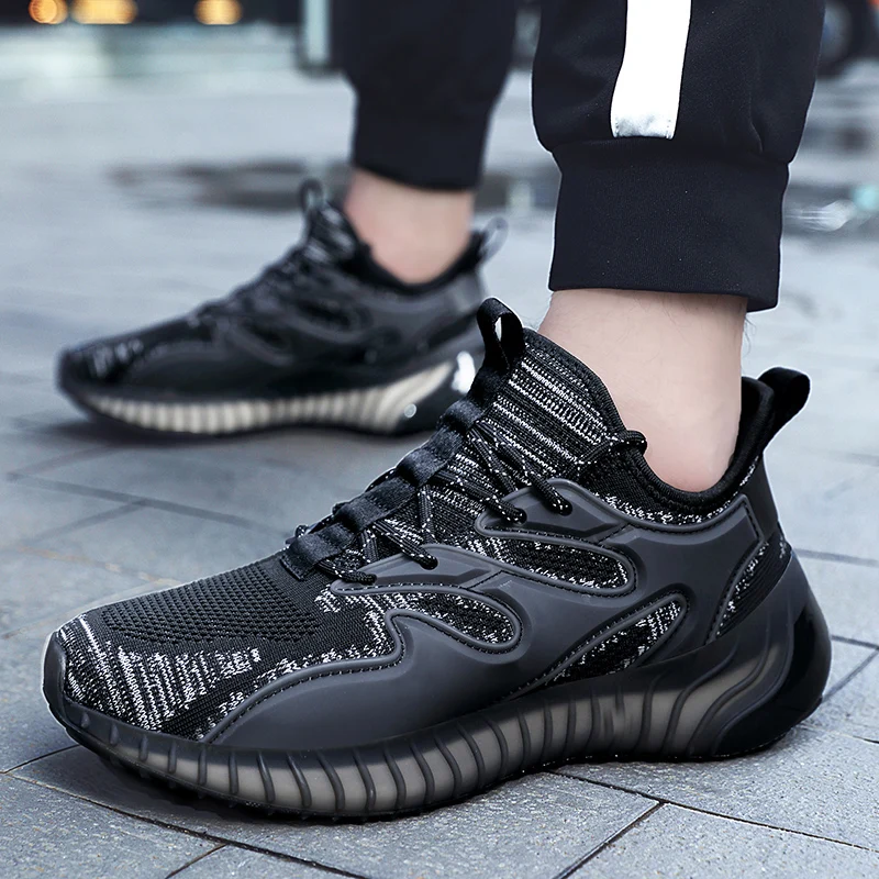 Кроссовки мужские сетчатые Классическая Повседневная обувь дышащие легкие