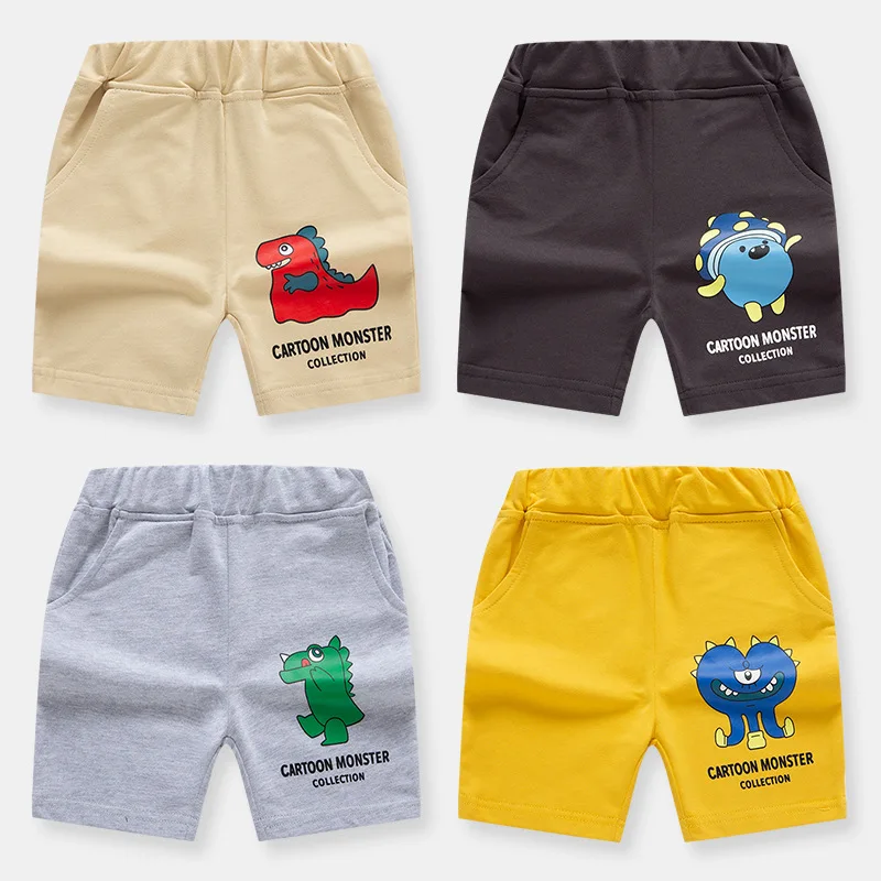 

2022 New Summer Cartoon Pattern Children's Shorts Cotton Boys Casual Pants Children's Clothing