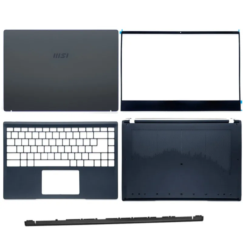 

Laptop For MSI Modern 14 M14 MS-14D1 MS-14D2 MS-14DK MS-14B3 LCD Back Cover/Front Bezel/Palmrest/Hinge Cover/Bottom Case