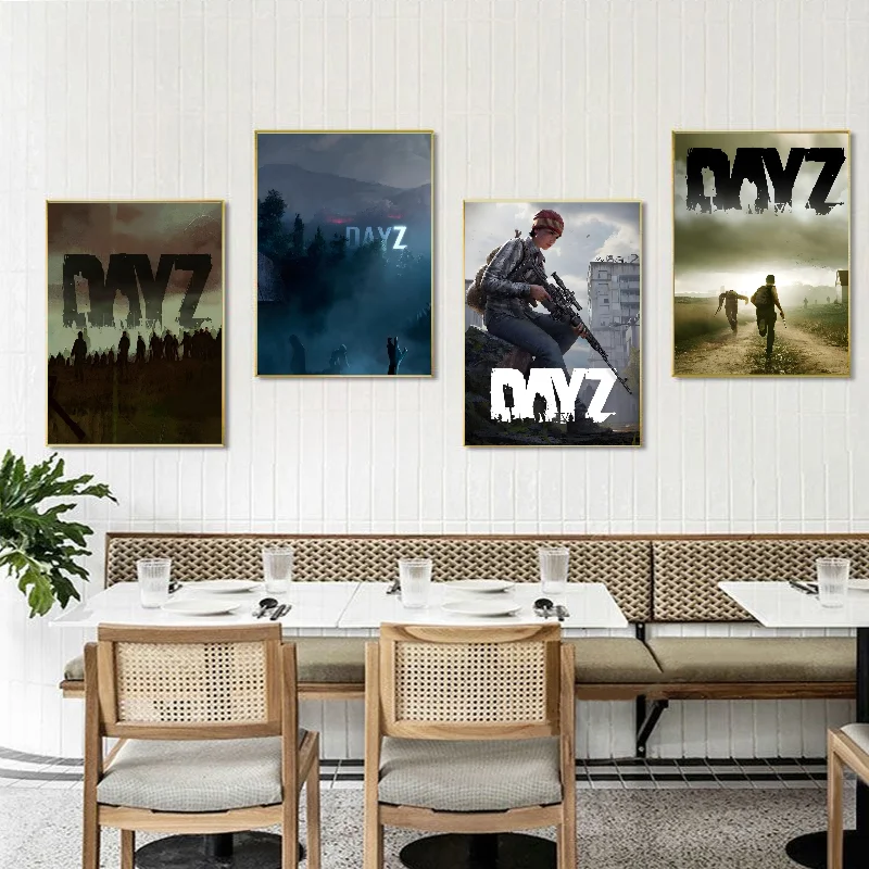 Игровой постер Dayz самоклеящаяся художественная водонепроницаемая бумажная