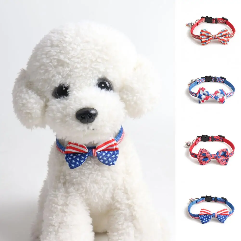

Dog Collar Compact Star Stripes Breakaway Kitten Cat Collar Universal Pet Neck Collar