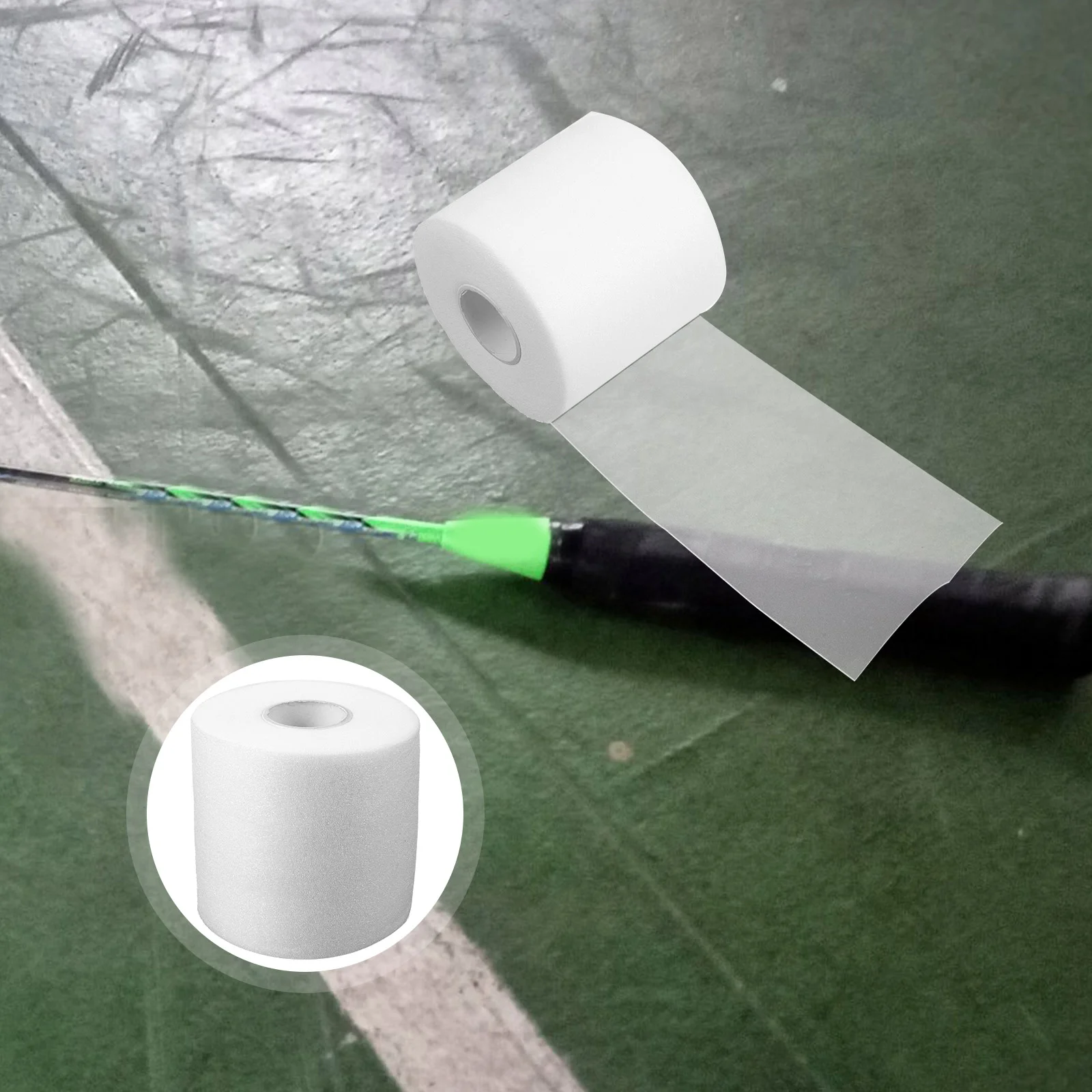 Ракетка для бадминтона теннисные ручки губчатая лента мячи на запястье