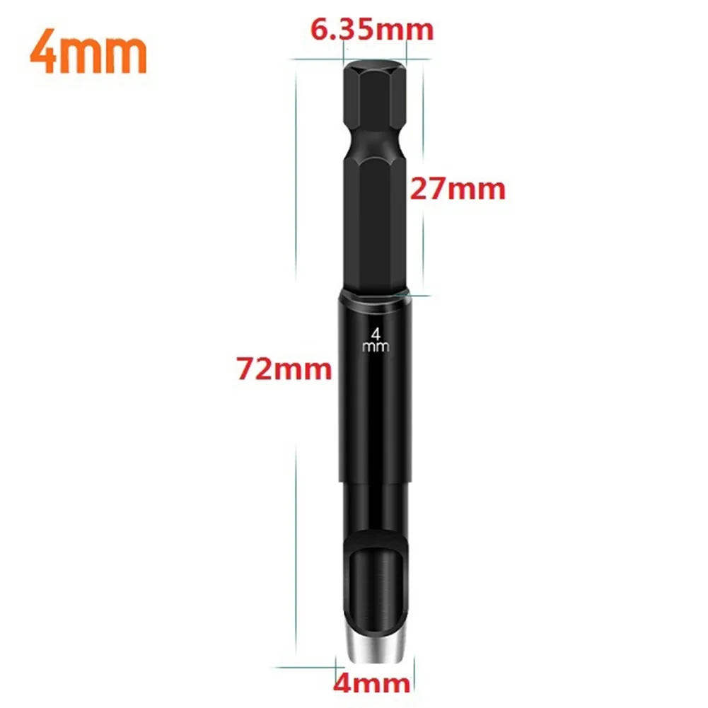 

1PC Hex Shank Adapter Electric Machine Hollow Punch For Drill Cardboard Leather Belt For Hobby Crafts Modeling Custom Leather