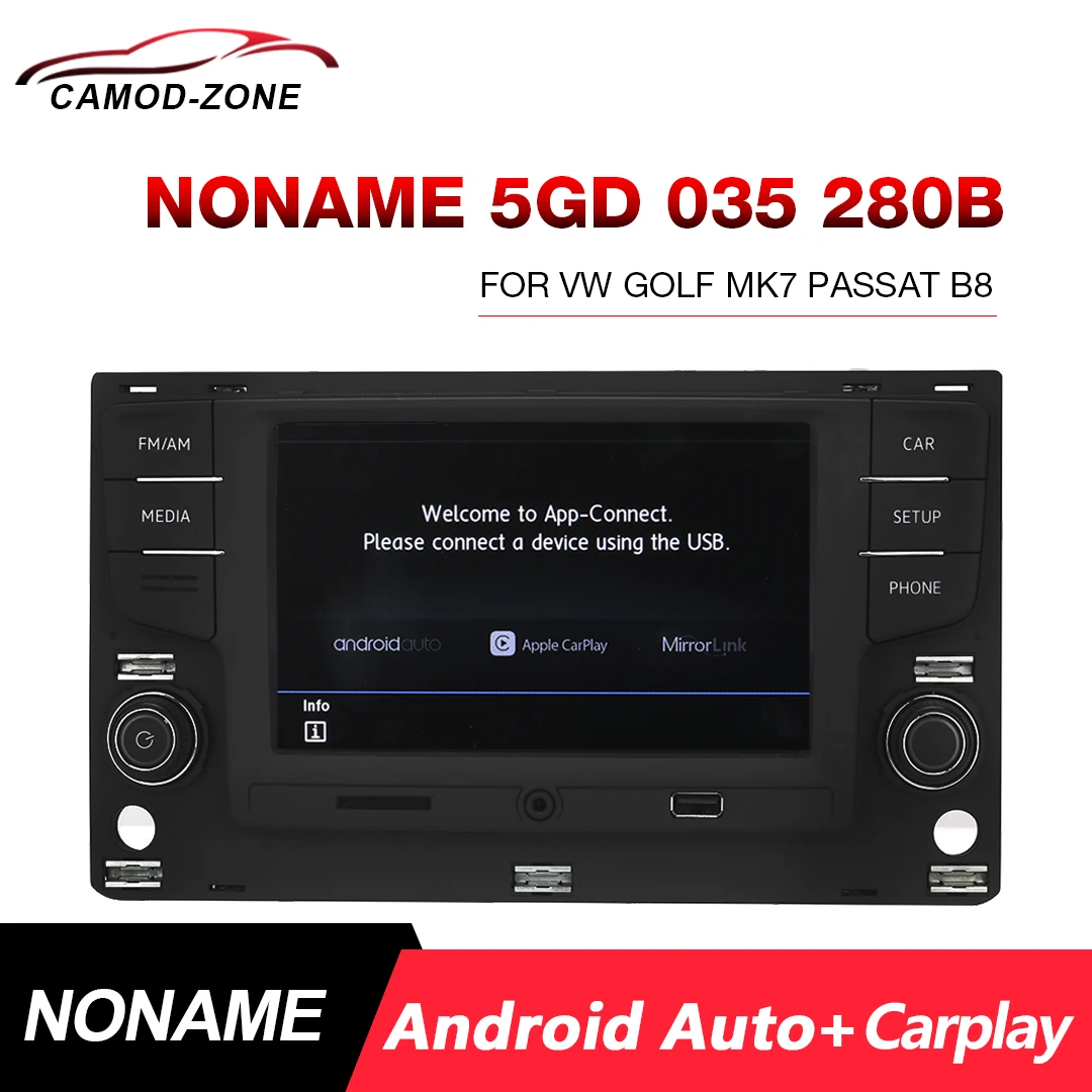 Android Авто RCD280B NONAME автомобильное радио с экраном Carplay MirrorLink MQB MIB автомобильная