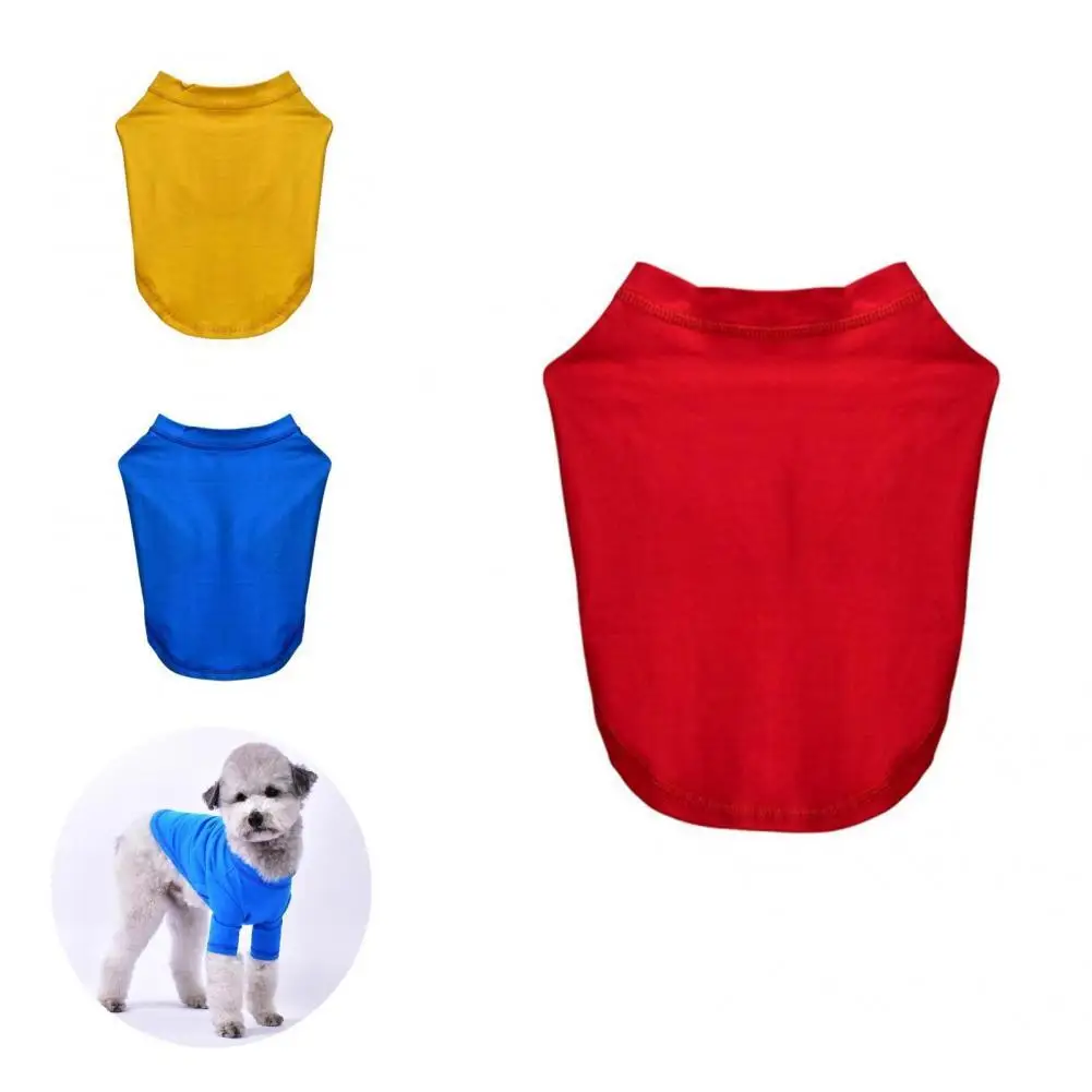 

Simple Style Solid Color Small Medium Dog Puppy Pet Clothes for Outdoor