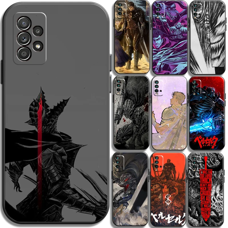 

Чехлы Berserk для телефонов с рисунком аниме для Xiaomi Redmi 7, 7A, Note 8 Pro, 8T, 8, 2021, 8, 7, 7 Pro, 8, 8A, 8 Pro, мягкие чехлы из ТПУ