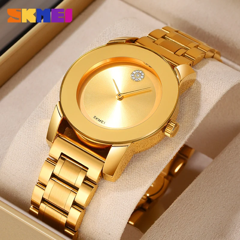 

SKMEI Fashion Quartz Watch Mens Luxury Stainless Steel Strap Male Wristwatches Waterproof Time Clcok reloj hombre