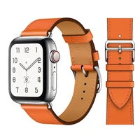 leather strap for apple watch 6 band 40mm 44mm 41mm watchband 45mm 42mm 38mm sport bracelet correa for iwatch serie 3 4 5 6 se 7
