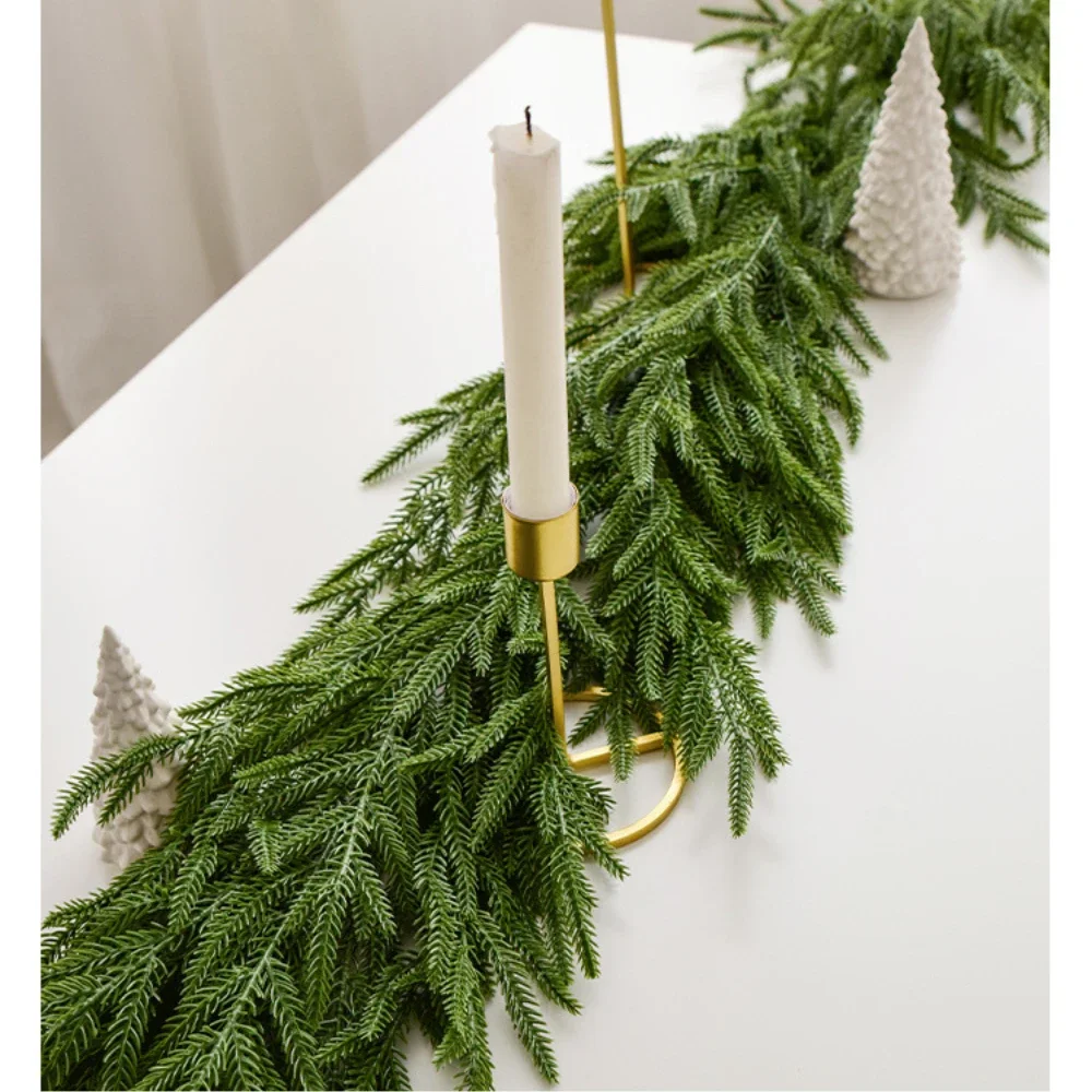 Рождественская плотная гирлянда из сосны Норфолка 6/9 футов искусственная зелень