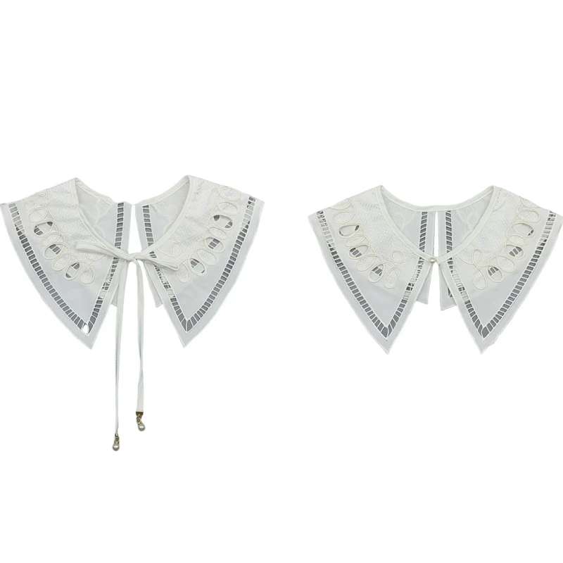 Шифоновый накладной воротник