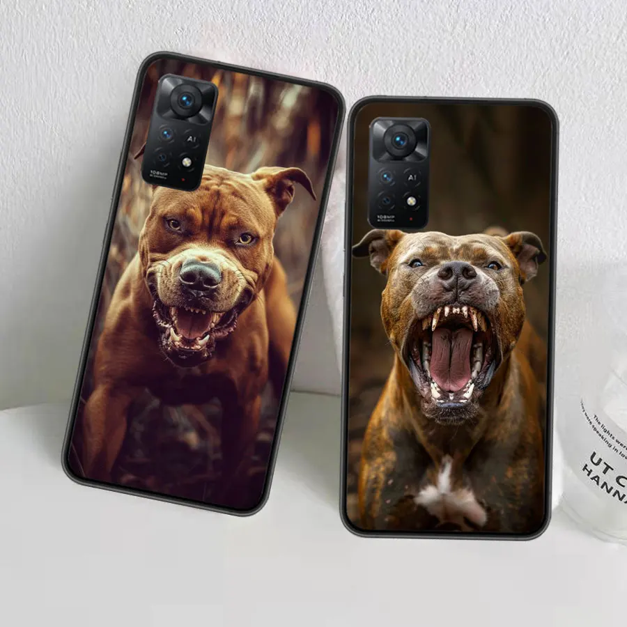 Чехол для телефона Pit Bull Lovely Pet Dog Pitbull Xiaomi Redmi Note 12 Plus 12S 11 11T Pro 5G 11E 11S 4G 10 10S 9 9S 9T 8 8T 7 Cove