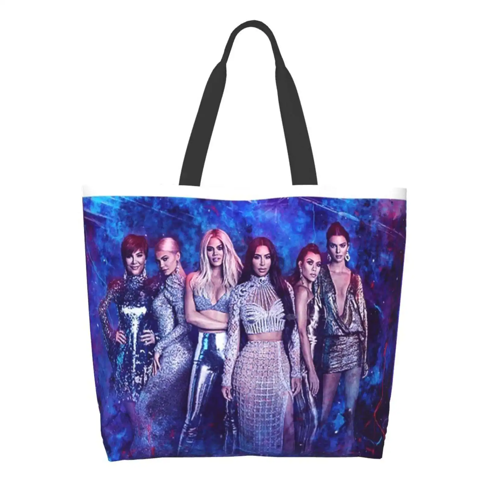 

Keeping Up With The Kardashian Large Size Reusable Foldable Shopping Bag Kardashian Kardashian Kardashian Retro Kardashian