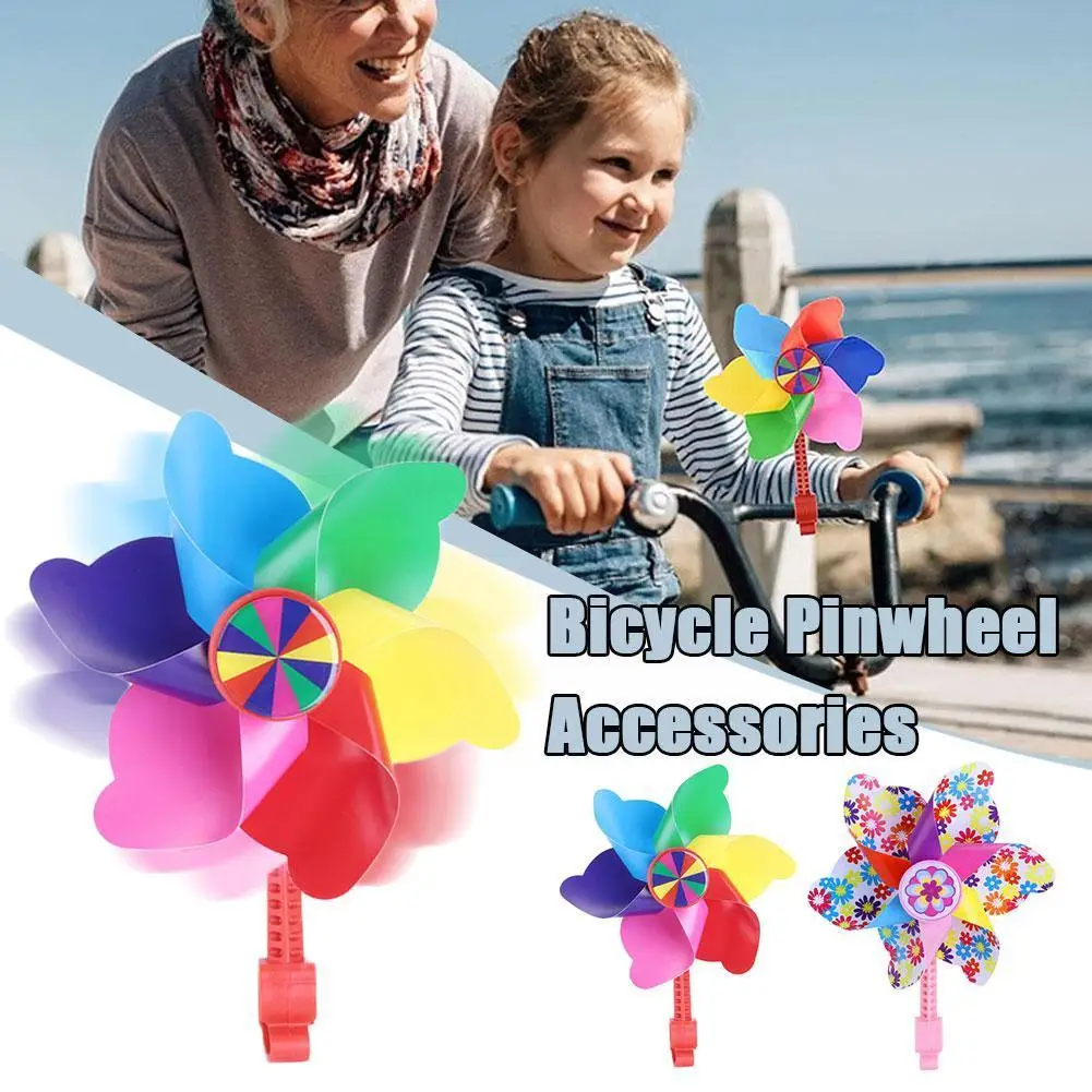 

Children Bike Handlebar Flower Pinwheel Windmill Decoration For Kid'S Bicycle Scooter A2U0